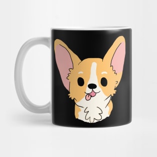 Cute Corgi Dog Digital Art Design, for dog lovers Mug